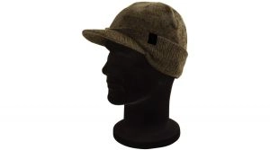 Čiapka Khaki Black Peaked Beanie